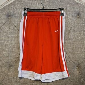 Youth Large Nike Red & White Athletic Shorts
